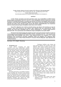 “Cardiac Monitor Berbasis Personal Computer (PC) (Parameter