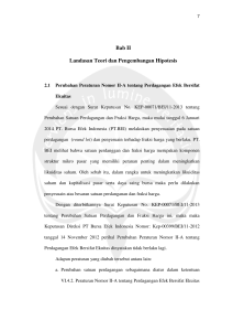 Bab II Landasan Teori dan Pengembangan Hipotesis