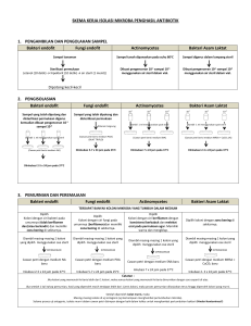 SKEMA KERJA ISOLASI MIKROBA PENGHASIL ANTIBIOTIK 1