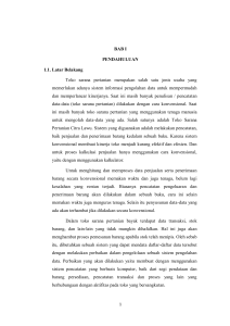 BAB I PENDAHULUAN 1.1. Latar Belakang Toko sarana pertanian