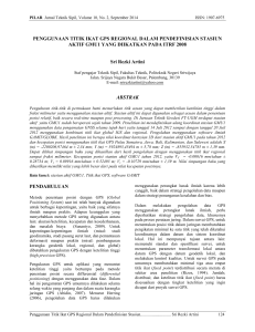 PENGGUNAAN TITIK IKAT GPS REGIONAL DALAM