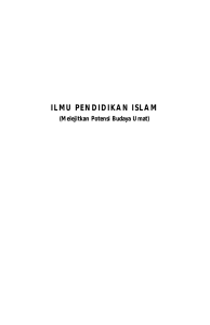 ilmu pendidikan islam - Repository UIN Sumatera Utara