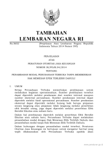 TAMBAHAN LEMBARAN NEGARA RI