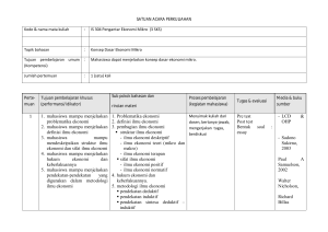 1. mahasiswa mampu menjelaskan problematika ekonomi