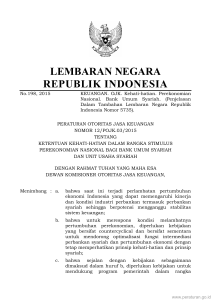 LEMBARAN NEGARA REPUBLIK INDONESIA