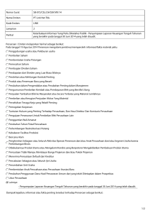 1/2 Nomor Surat SB-072/CSL/LN/OJK/VIII/14 Nama Emiten