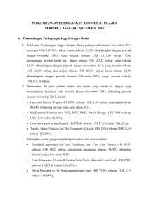 Perkembangan Perdagangan Indonesia - Jepang