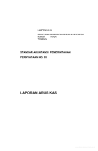 PSAP 03 Laporan Arus Kas