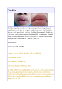 Cheilitis