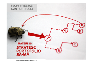teori investasi dan portfolio materi 10