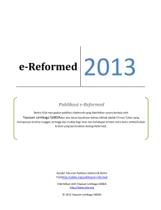 e-Reformed 2013 - SABDA