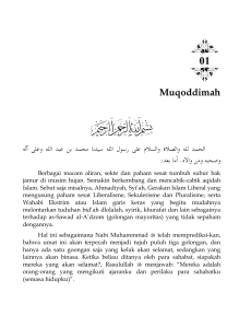 Ahlussunnah sebuah identifikasi, Refleksi terhadap perkembangan