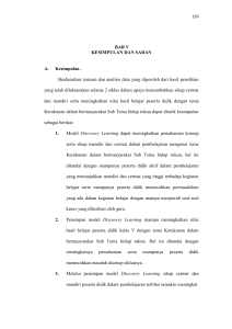 BAB V KESIMPULAN DAN SARAN A. Kesimpulan