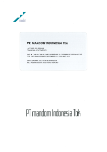 PT. MANDOM INDONESIA Tbk