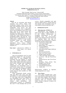PEMBUATAN APLIKASI TRACKING ANTENA BERBASIS KANAL