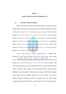 BAB IV HASIL PENELITIAN DAN PEMBAHASAN 4.1. Deskripsi