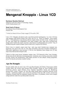 Mengenal Knoppix