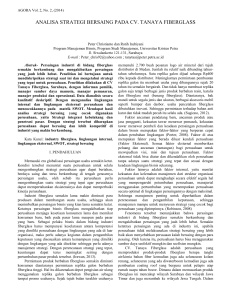 analisa strategi bersaing pada cv. tanaya fiberglass