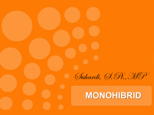 Monohibrid dan Dihibrid