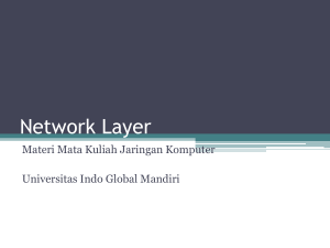 Network Layer - UIGM | Login Student