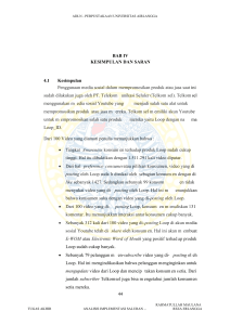 44 BAB IV KESIMPULAN DAN SARAN 4.1 Kesimpulan