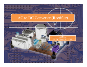 AC to DC Converter (Rectifier)