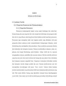 7 BAB II TINJAUAN PUSTAKA 2.1 Landasan Teoritis 2.1.1