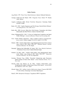 64 Daftar Pustaka Ang, Robert. 1997. Pintar Pasar Modal Indonesia