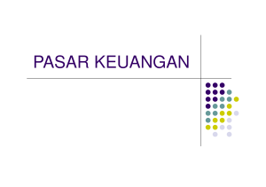 PASAR KEUANGAN