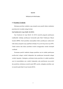 7 BAB II TINJAUAN PUSTAKA 2.1.Penelitian Terdahulu Beberapa