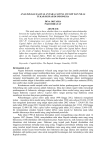ANALISIS KAUSALITAS ANTARA CAPITAL INFLOW DAN