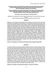 E-Jurnal Sariputra, Juni 2016 Vol. 3(2) 75