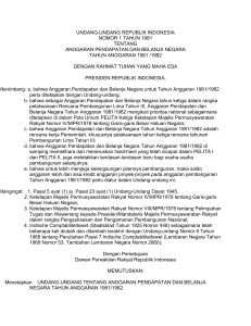 undang-undang republik indonesia nomor 1 tahun 1981 tentang