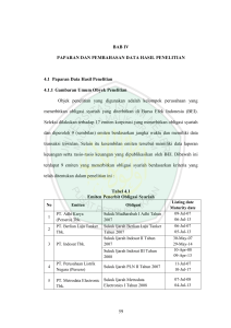 59 BAB IV PAPARAN DAN PEMBAHASAN DATA HASIL