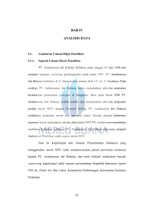 BAB IV ANALISIS DATA