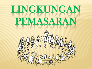 lingkungan pemasaran - DI-jou DOA MU-lak