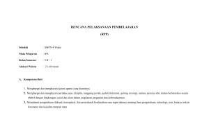 RENCANA PELAKSANAAN PEMBELAJARAN (RPP)