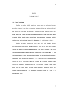 BAB 1 PENDAHULUAN 1.1. Latar Belakang Kanker payudara
