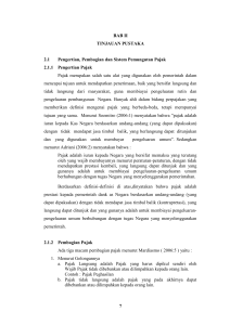 7 BAB II TINJAUAN PUSTAKA 2.1 Pengertian, Pembagian dan