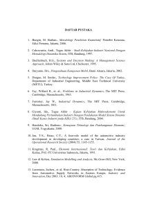 DAFTAR PUSTAKA 1. Bungin, M. Burhan., Metodologi Penelitian