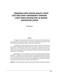 pengaruh event service quality, event cost dan event