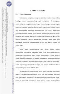 13 II. TINJAUAN PUSTAKA 2.1. Teori