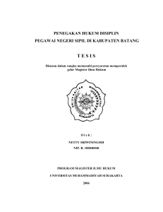 tesis - Universitas Muhammadiyah Surakarta