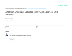 Ancaman Krisis Pada Beberapa Sektor Usaha di