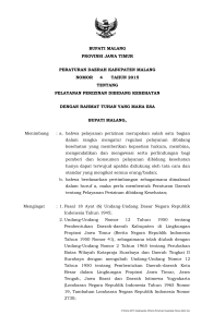 Perda Perizinan Kesehatan Revisi Akhir