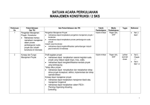 satuan acara perkuliahan manajemen konstruksi