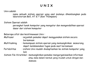 UNIX - Official Site of PURWANTI
