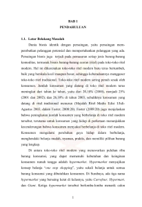 BAB 1 PENDAHULUAN 1.1. Latar Belakang Masalah Dunia bisnis