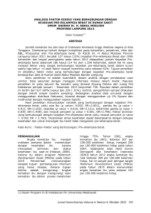 Jurnal Dunia Kesmas Volume 4. Nomor 4. Oktober 2015 189