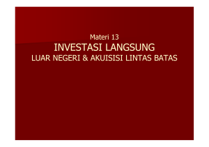 INVESTASI LANGSUNG